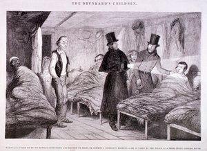 醉汉的孩子》，约1847年 作者 乔治·克鲁克申克