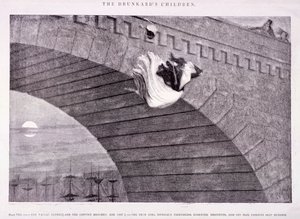 醉汉的孩子》，约1847年 作者 乔治·克鲁克申克