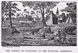 Cremorne Gardens体育场的自然学院 作者 乔治·克鲁克申克
