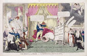 书的精神或，1813年的预想 作者 乔治·克鲁克申克