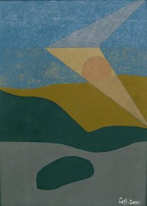 Untitled，2000（油卡）