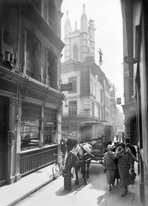 弓形巷向南看，伦敦市，约1930年