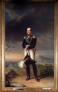 "Portrait du marechal Mikhail (Michel) Bogdanovitch Barclay de Tolly (Barclay-de-Tolly) (1761-1818) (Portrait du marechal Mikhail (Michel) Bogdanovitch Barclay de Tolly (Barclay-de-Tolly) (1761-1818) Portrait of Field marshal Count Mikhail Barklay-de-Tolli 作者 乔治·道威