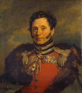 尼古拉·伊万诺维奇·德普雷拉多维奇将军的肖像1767-1843年，1825年之前 作者 乔治·道威