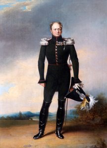 俄罗斯沙皇亚历山大一世的画像，1825年。  