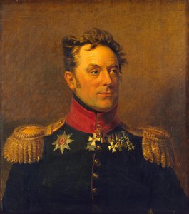 Yermolai Fyodorovich Kern的肖像，1825年
