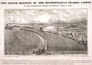 伦敦伊斯灵顿的哥本哈根场地，1834年 作者 乔治·多林顿