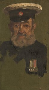 J. Smith 的肖像，第 4 代和 R.A.，c. 1920（面板上的油） 作者 乔治·埃德蒙·巴特勒