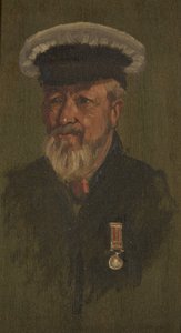 R. Coombs 的肖像，M.T.，c.1920（面板上的油）