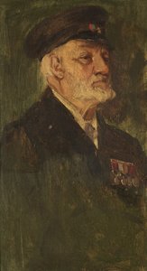 R. H. 柯林斯的肖像，28 世纪，c。 1920（面板上的油）