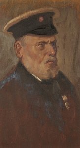 C. Parson, R.A., c. 的肖像 1920（面板上的油）