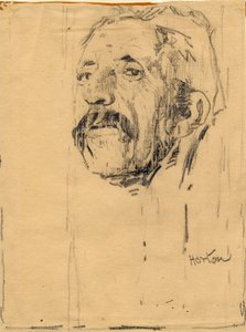 Barrett the Gardener (pencil on paper)
