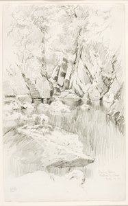 仙女谷，贝特沃斯-伊-科伊德（Bettws-y-Coed 作者 乔治·埃尔伯特·布尔