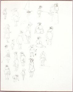 无题--后方人物研究 作者 乔治·埃尔伯特·布尔