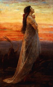 耶弗他女儿的哀叹，1871年 作者 乔治·埃尔加·希克斯
