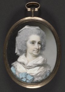 Lady Grace Burnaby（象牙上的水粉和水粉）