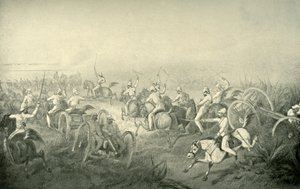 1850年代，印度骑兵炮兵迅速行动，1901年。 作者 乔治·弗兰克林·阿特金森