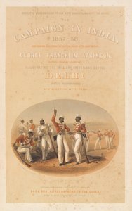 1857年左右，步枪练习场的Sepoys