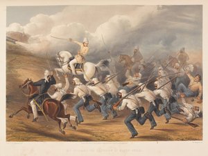 “在Badle-Serai存放电池”，1857年 作者 乔治·弗兰克林·阿特金森