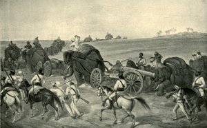 1857年，前往德里的“攻城列车”前进，1901年。