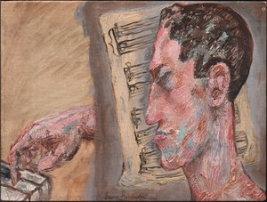 乔治-格什温自画像，1934年。 作者 乔治·格什温