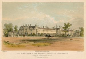 屠夫慈善机构的Alms-Houses，位于伦敦富勒姆的Walham Green
