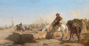 1853年，巴特罗在罗马坎帕尼亚浇水