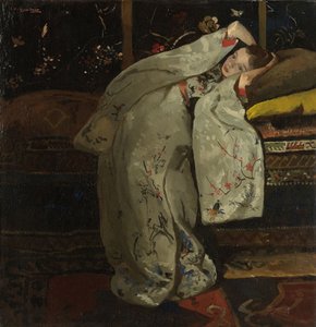 穿白色和服的女孩，1894年