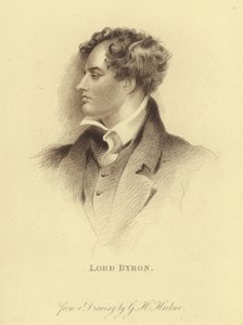 Portrait of Lord Byron (engraving) 作者 乔治·亨利（后）哈洛