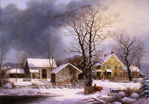 1862年的乡村冬季
