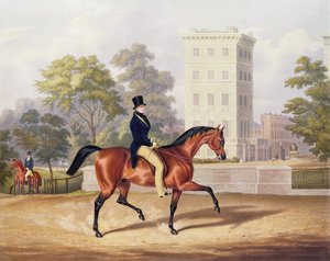 海德公园马尔代夫侯爵，在他的第80年，由J.哈里斯，1847年刻（彩色雕刻）