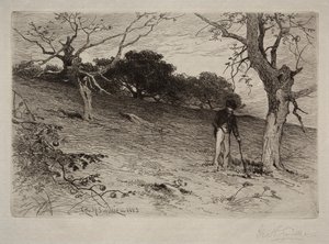 景观，1883年。