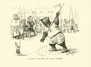 2 号因其无与伦比的优雅而备受赞誉（石版画） 作者 乔治·亨利·汤普森