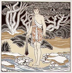 戴维，漫画，出自《工作室》杂志第十三卷，发表于《工作室》杂志。1898
