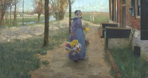 1887年荷兰的花姑娘 作者 乔治·希区柯克