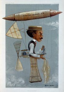 Alberto Santos-Dumont和他的飞艇，1901年 作者 乔治·洪