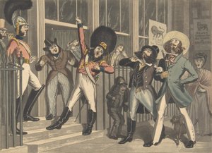 竞争者的胡须》，约1824年。创作人：George Hunt, Theodore Lane. 作者 乔治·亨特，西奥多·莱恩