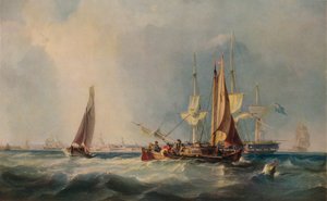 朴次茅斯，1839年 作者 乔治·海德·钱伯斯