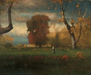 景观，1888年。 作者 乔治·英尼斯