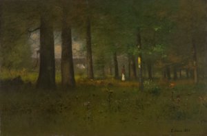 森林边缘 作者 George Inness