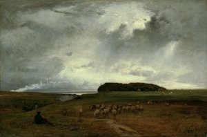 风暴》，1876年。 作者 乔治·英尼斯