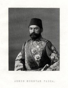 艾哈迈德·穆赫塔尔·帕夏（Ahmed Mukhtar Pasha），法国和奥斯曼帝国军官，十九世纪。