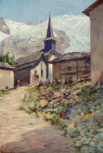 The Village of Tour (colour litho) 作者 乔治·杰克逊·弗莱姆威尔