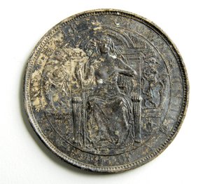 Trial cast for a coin (metal) 作者 乔治·詹姆斯·弗兰普顿