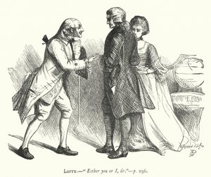 Illustration for The Good-Natured Man (engraving) 作者 乔治·约翰·平威尔