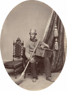 一个人的肖像[直页]，约1862-1864年。
