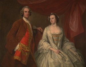 汉普郡威克姆小公园屋的一男一女，可能属于失踪家庭 作者 George Knapton