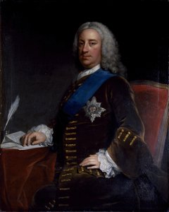 威廉·卡文迪什 (William Cavendish) 的肖像，第三代德文郡公爵，1730 年代末至 1740 年代初（布面油画）