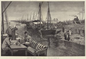 1884年11月，在Wady Halfa发送家庭圣诞节问候，草图 作者 George L. Seymour