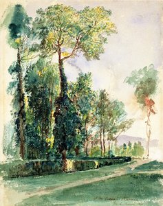 1845年在佛罗伦萨的Cascine（纸上写着）